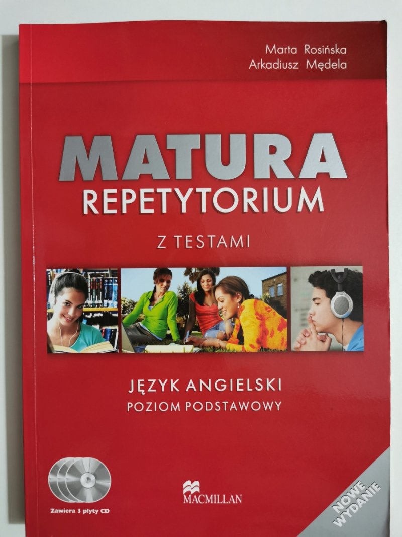 MATURA REPETYTORIUM Z TESTAMI JĘZYK ANGIELSKI POZIOM PODSTAWOWY - Marta Rosińska