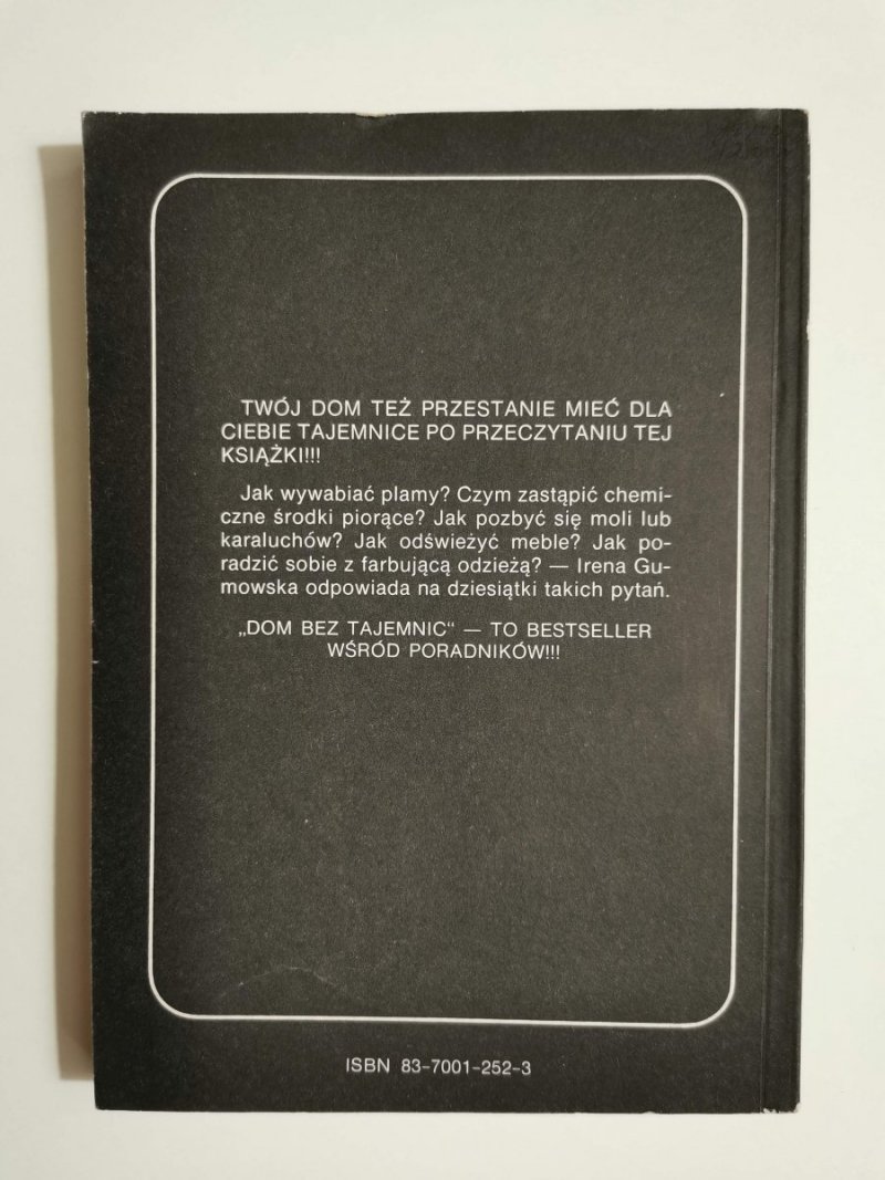 DOM BEZ TAJEMNIC - Irena Gumowska 1990