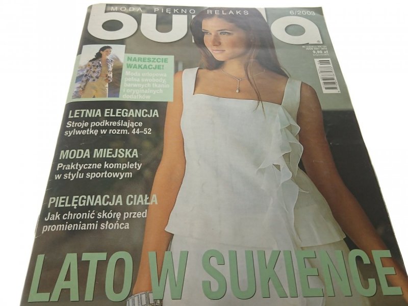 BURDA NR 6/2003 LATO W SUKIENCE