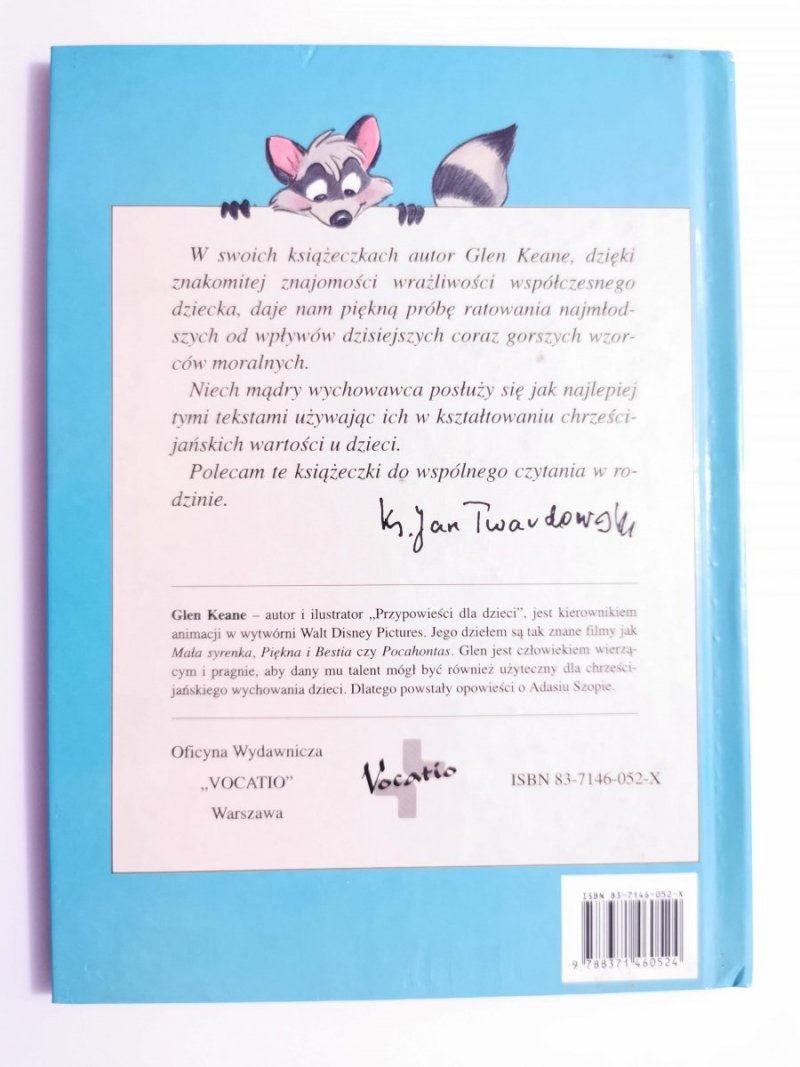 ADAŚ SZOP I OLBRZYM - Glen Keane 1996