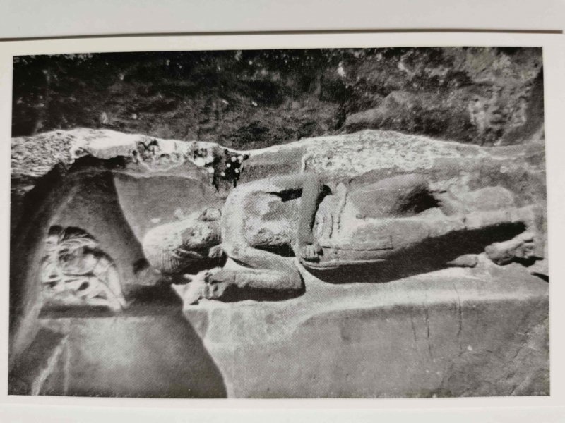 UDAYAGIRI CAVE 5 WOMAN HOLDING A BIRD