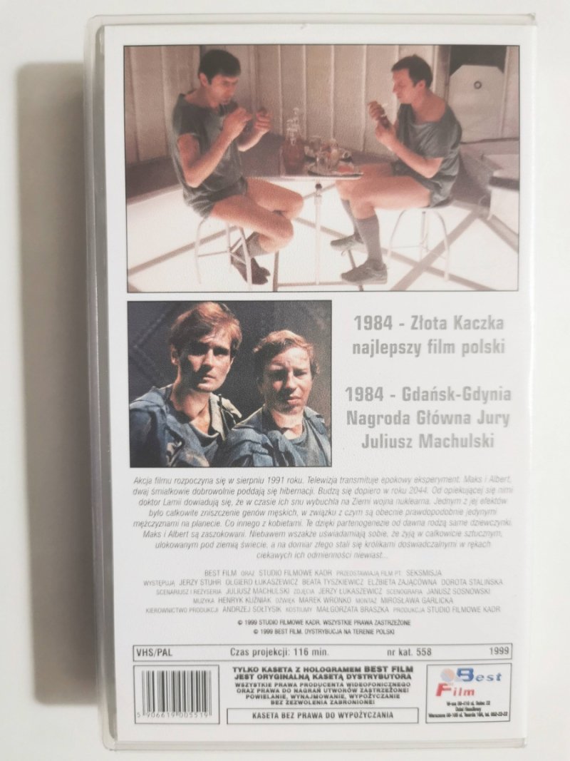 VHS. SEKS MISJA. REŻ. JULIUSZ MACHULSKI