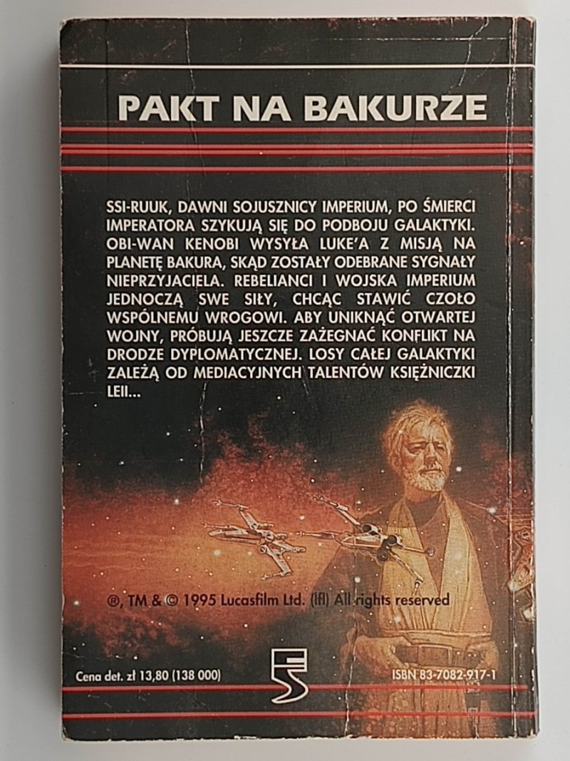 GWIEZDNE WOJNY: PAKT NA BAKURZE - Kathy Tyers