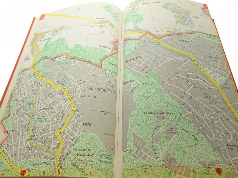 BUDAPEST GUIDE AND ATLAS 1989