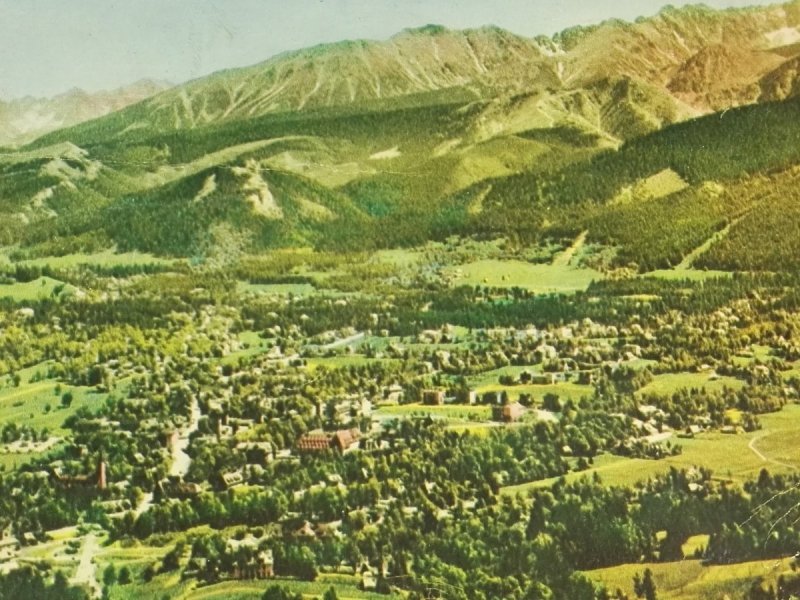 ZAKOPANE. WIDOK Z GUBAŁÓWKI... FOT. WŁ. WERNER
