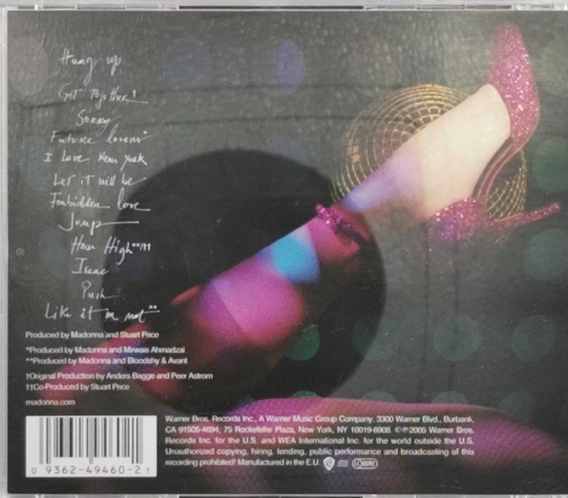 CD. MADONNA CONFESSIONS ON A DANCE FLOOR