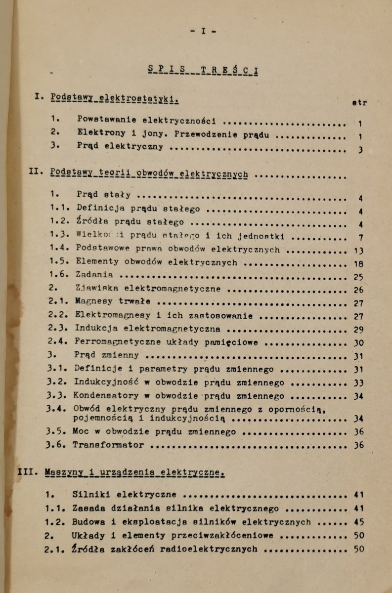 PODSTAWY ELEKTROTECHNIKI 1975
