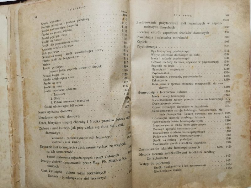 LEKARZ RATUJĄCY ZDROWIE  1930r. Tom II 