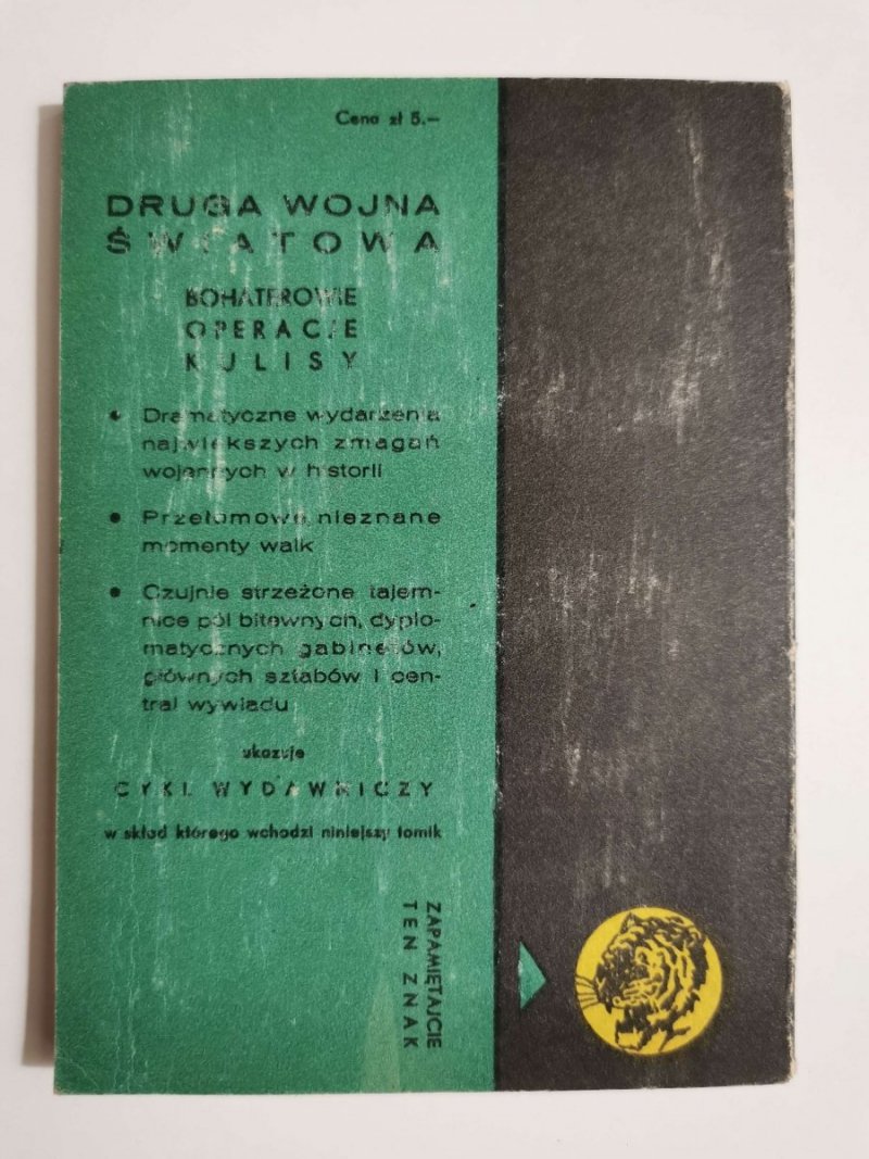 ŻÓŁTY TYGRYS: NORMANDZKA SIEĆ - Michał Olkiewicz 1964