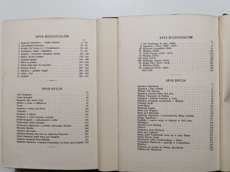 NAPOLEON I OBRAZ ŻYCIA TOM I i II - Fryderyk Kricheisen 1931