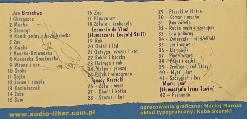 MIĘDZY NAMI ZWIERZĘTAMI czyta Piotr Fronczewski