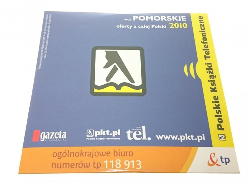 POLSKIE KSIĄŻKI TEL. WOJ. POMORSKIE 2010 PŁYTA CD