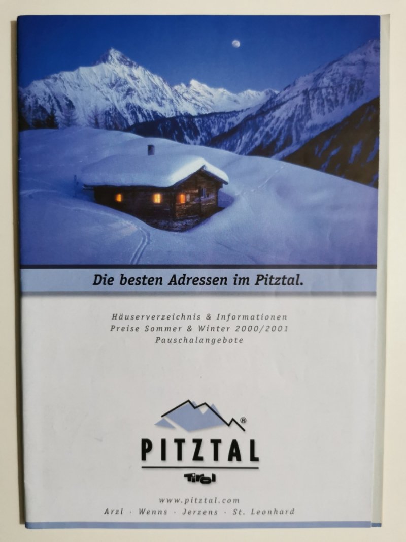 DIE BESTEN ADRESSEN IM PITZTAL SOMMER & WINTER 2000/2001