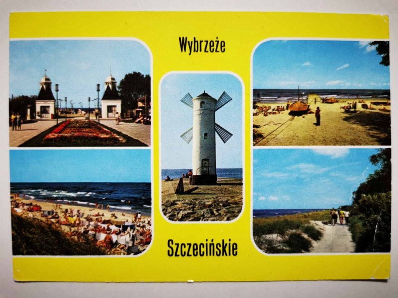 WYBRZEŻE SZCZECIŃSKIE. MIĘDZYZDROJE WEJŚCIE NA MOLO