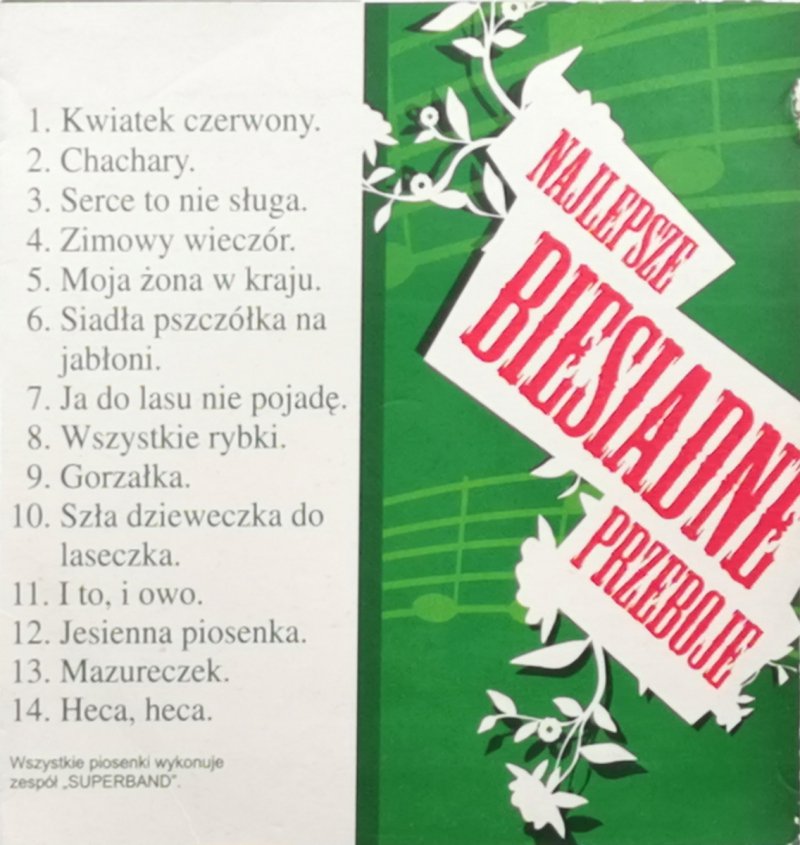CD. NAJLEPSZE BIESIADNE PRZEBOJE - Superband