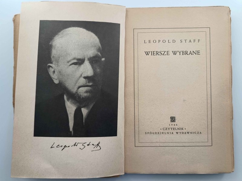 WIERSZE WYBRANE - Leopold Staff