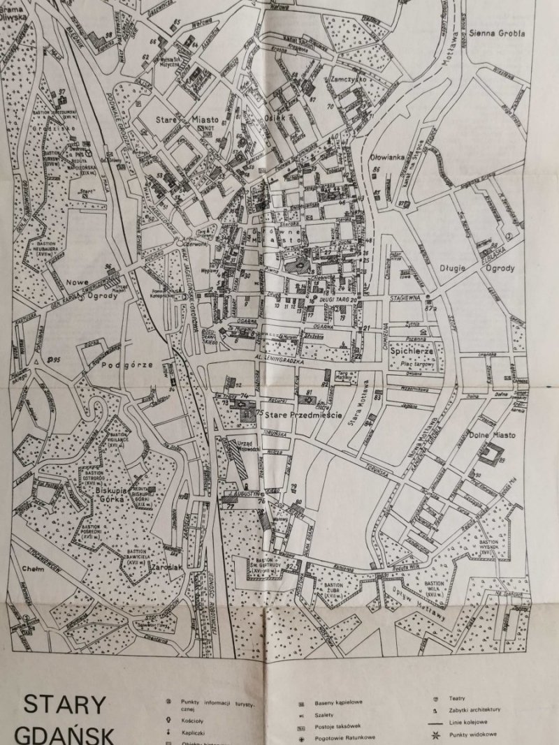 STARY GDAŃSK MAPKA 