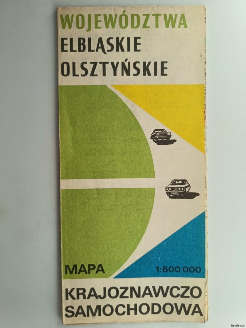 WOJEWÓDZTWA ELBLĄSKIE OLSZTYŃSKIE 1:500000