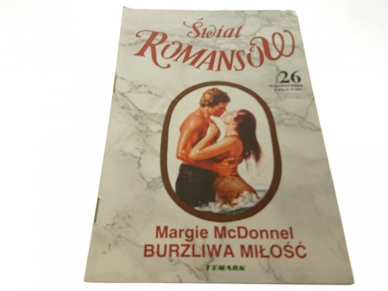 ŚWIAT ROMANSÓW 26 BURZLIWA MIŁOŚĆ  Margie McDonnel