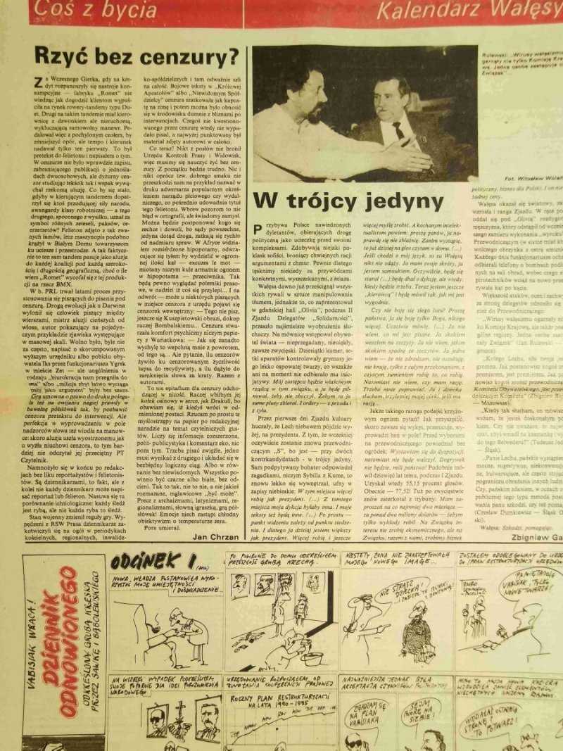 TYGODNIK GDAŃSKI ROK II 29 KWIETNIA 1990