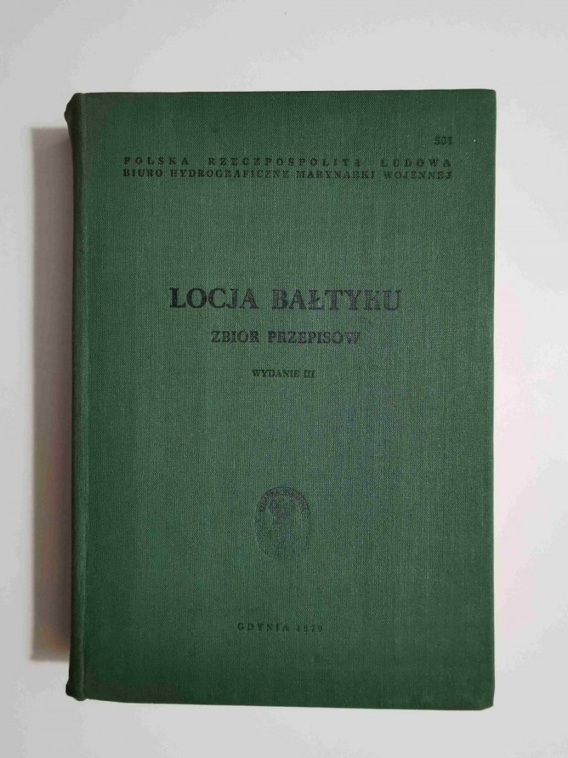 LOCJA BAŁTYKU ZBIÓR PRZEPISÓW 1979
