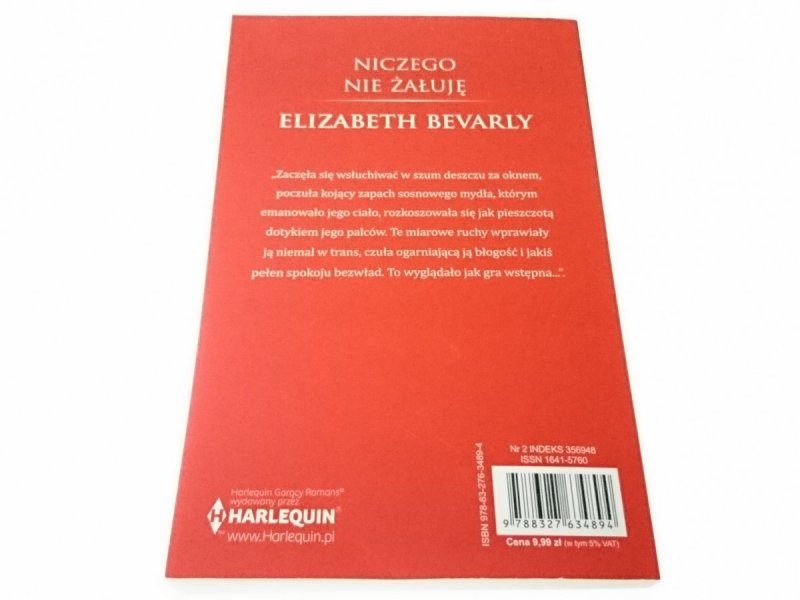 NICZEGO NIE ŻAŁUJĘ - Elizabeth Bevarly 2018