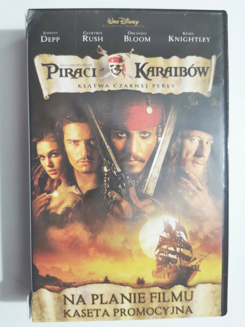 VHS. PIRACI Z KARAIBÓW KLĄTWA CZARNEJ PERŁY