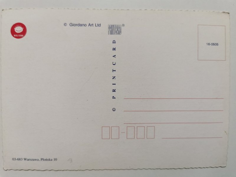 MALUTKI KOTEK BAWIĄCY SIĘ Z KACZUSZKĄ. GIORDANO ART
