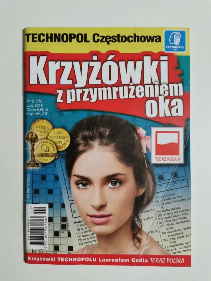 KRZYŻÓWKI Z PRZYMRUŻENIEM OKA NR 2 (79) LUTY 2018