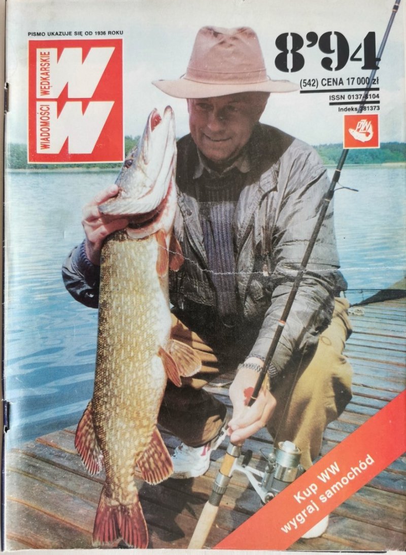 WIADOMOŚCI WĘDKARSKIE 8-1994