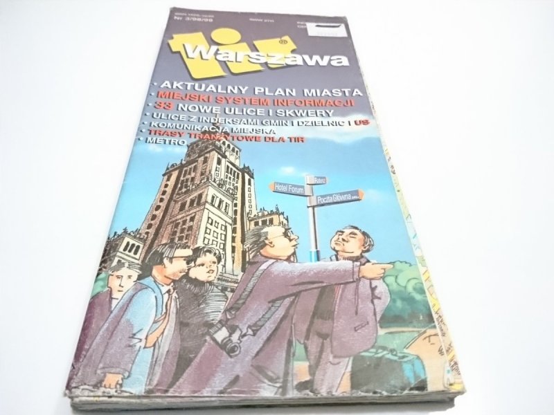 WARSZAWA. PLAN MIASTA 1998