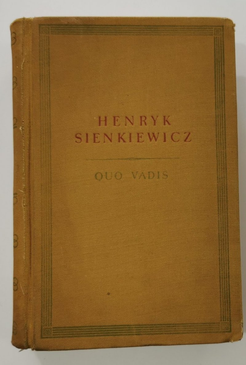 QUO VADIS - Henryk Sienkiewicz 