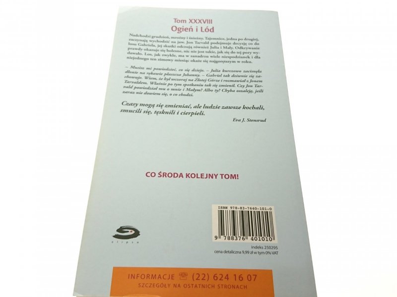 SAGA O LUDZIACH ZE ZŁOTEJ GÓRY TOM 38 OGIEŃ I LÓD