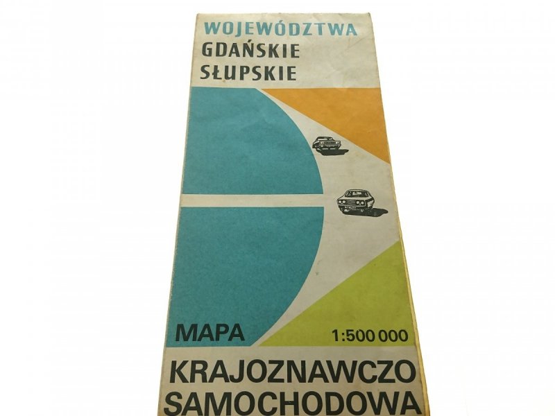 WOJEWÓDZTWA GDAŃSKIE SŁUPSKIE 1:500 000 1980