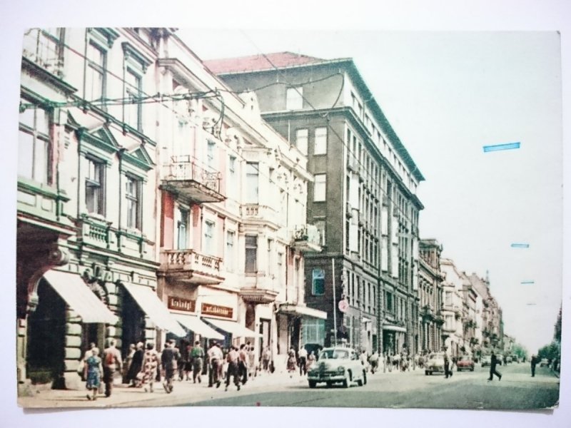 ŁÓDŹ. ULICA PIOTRKOWSKA, W GŁĘBI GRAND HOTEL FOT. ŚWIĘCKI