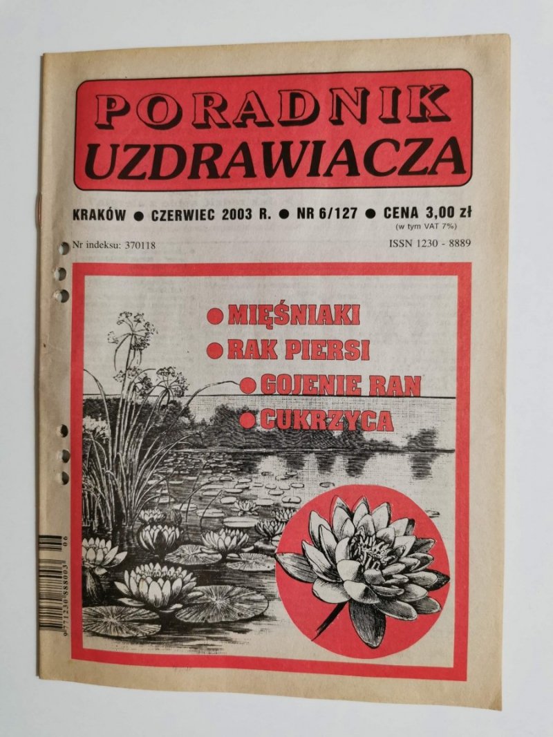 PORADNIK UZDRAWIACZA NR 6/127 CZERWIEC 2003 r.
