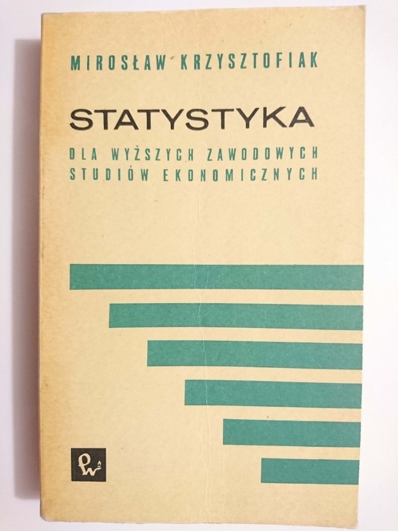 STATYSTYKA DLA WYŻSZYCH ZAWODOWYCH STUDIÓW EKONOMICZNYCH 1971