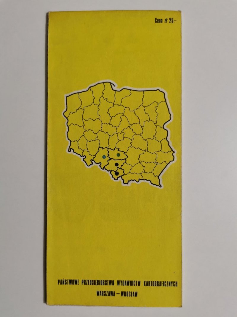 WOJEWÓDZTWA BIELSKIE CZĘSTOCHOWSKIE KATOWICKIE OPOLSKIE 1: 500 000 1982