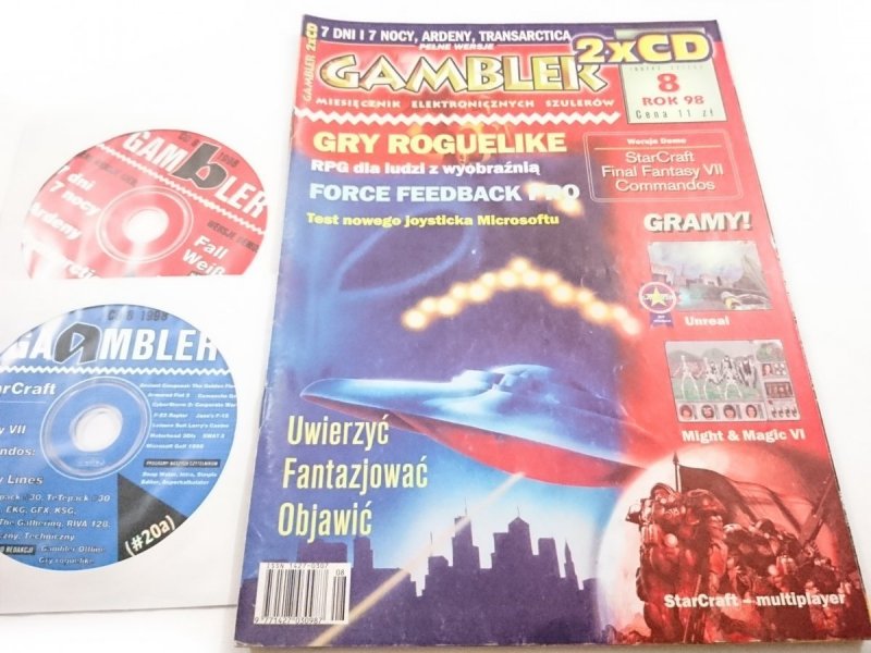 GAMBLER NR 8 ROK 98 DWIE PŁYTY CD