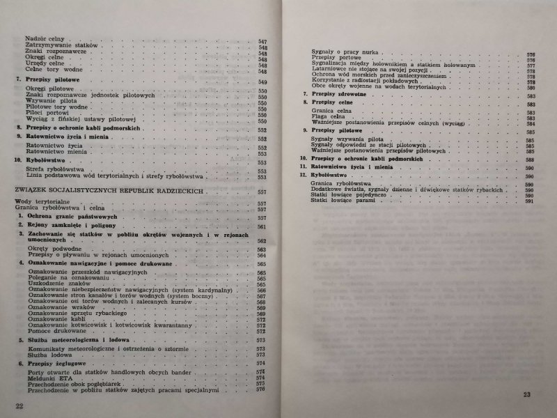 LOCJA BAŁTYKU ZBIÓR PRZEPISÓW 1979