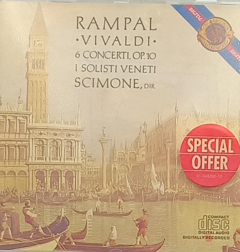 CD. RAMPAL VIVALDI 6 CONCERTI, OPI. 10 …