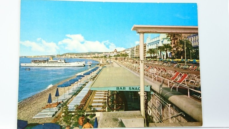 LA CÓTE D'AZUR - NICE. LA PLAGE ET PROMENADE DES