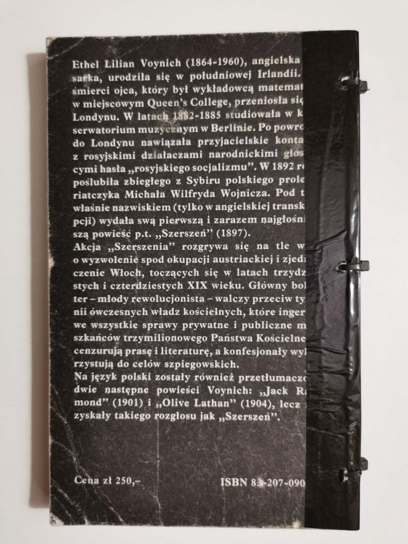 SZERSZEŃ - Ethel Lilian Voynich 1987