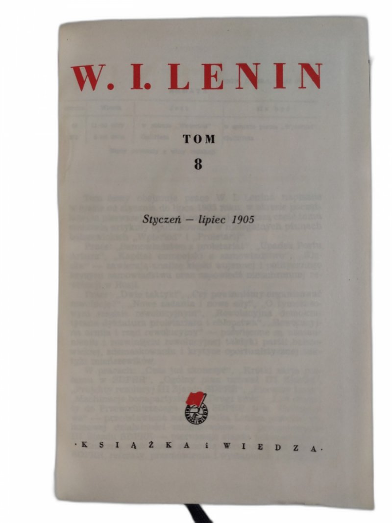 DZIEŁA TOM 8 - W. I. Lenin