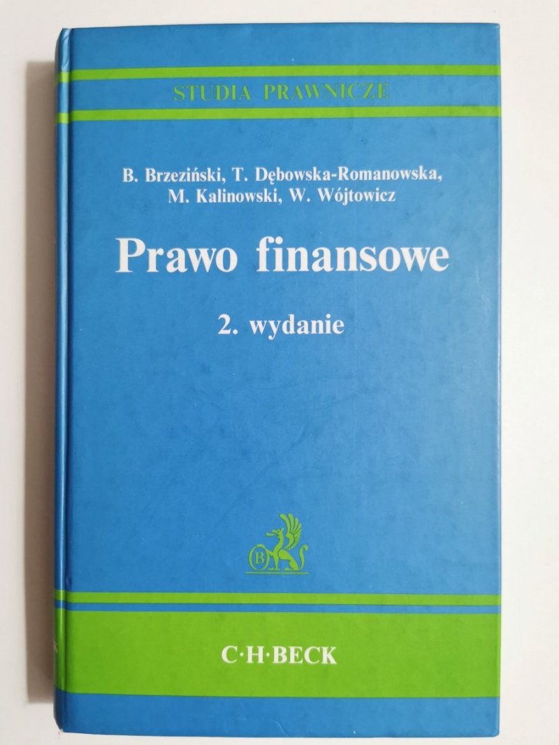 PRAWO FINANSOWE - B. Brzeziński i inni 1997