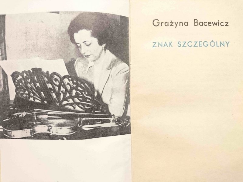 ZNAK SZCZEGÓLNY - Grażyna Bacewicz 1970