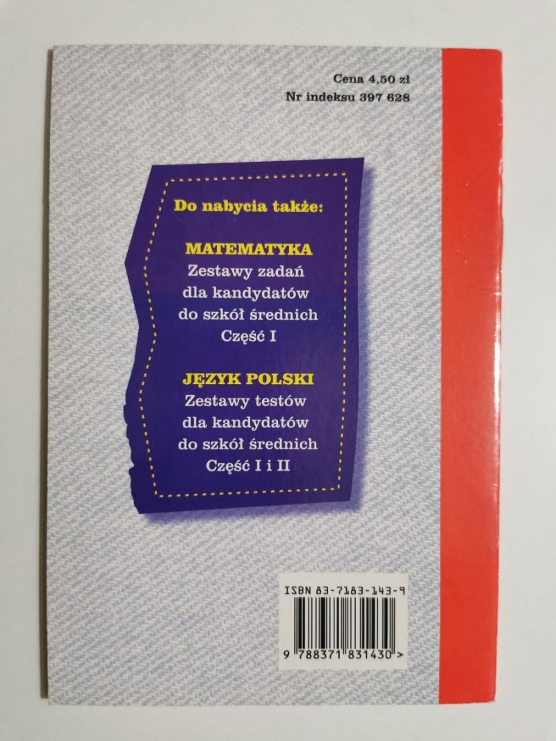 JAK ZDAĆ EGZAMIN. MATEMATYKA CZĘŚĆ 2 - Drohojowski Jałowiecki 2000