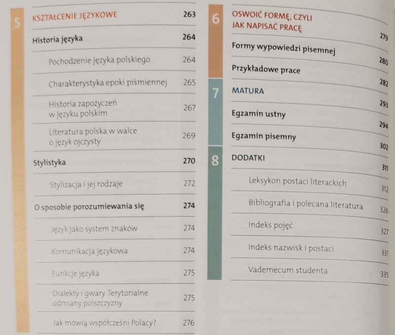 MATURA VADEMECUM 2020 JĘZYK POLSKI ZPiR