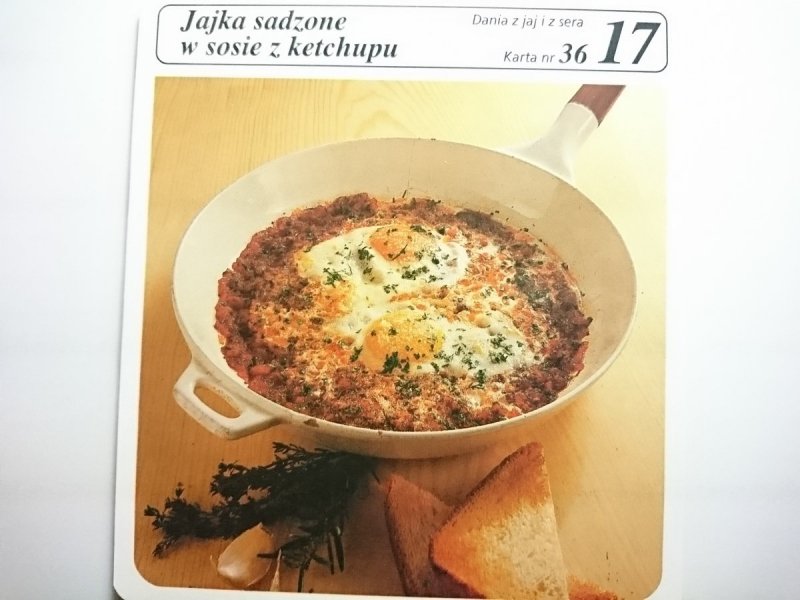 KARTA KULINARNA NR 36 JAJKA SADZONE W SOSIE
