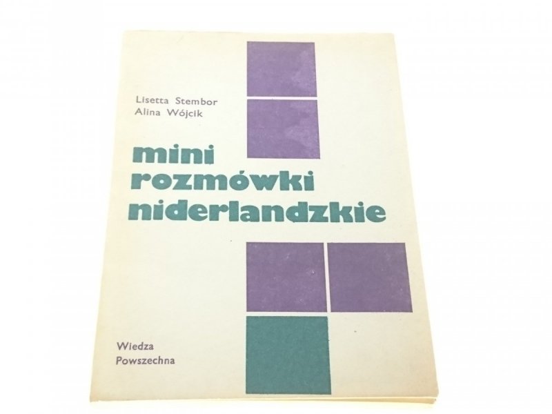 MINI ROZMÓWKI NIDERLANDZKIE - Lisetta Stembor 1984
